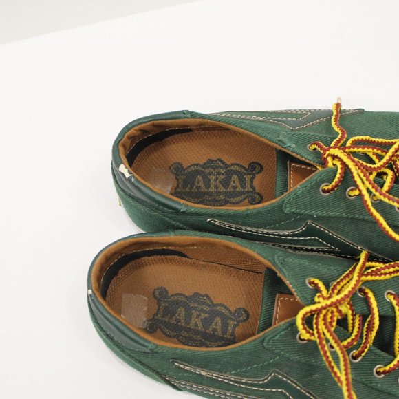 Lakai Green Tie Up Mens Skate/Boat Sneakers - Picture 4 of 9